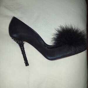 Les tropeziennes leather suede pumps with embellished heels